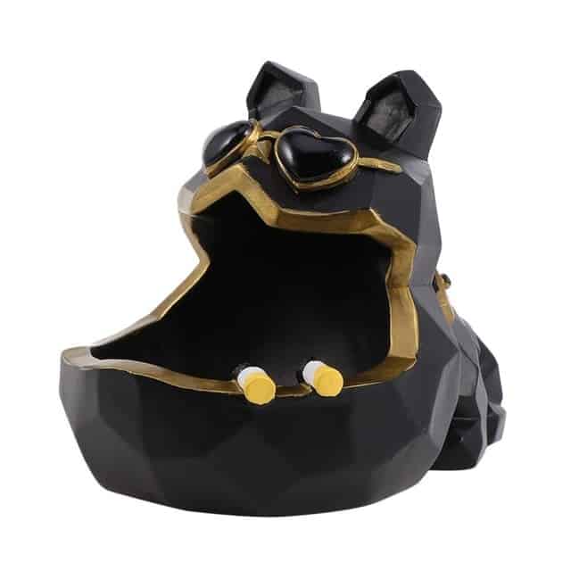 Metall Aschenbecher - Cooler Hund